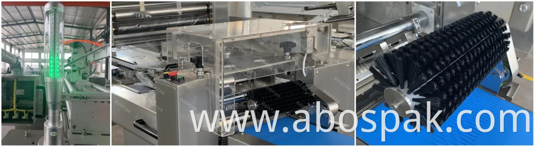 Mass Production Line Hamburger Bun Food Automatic Packing Machine Packing Line